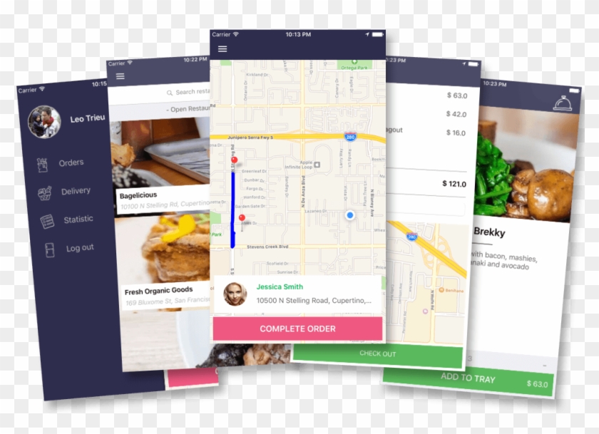 Create Ubereats With Python Swift Android - Ionic 3 Whatsapp Clone Clipart #5043927