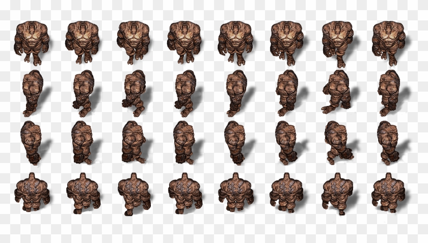 $monster Elemental Earth Fullframe - Artifact Clipart