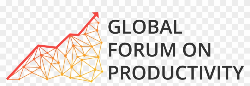 Global Forum On Productivity Logo - Triangle Clipart #5044555