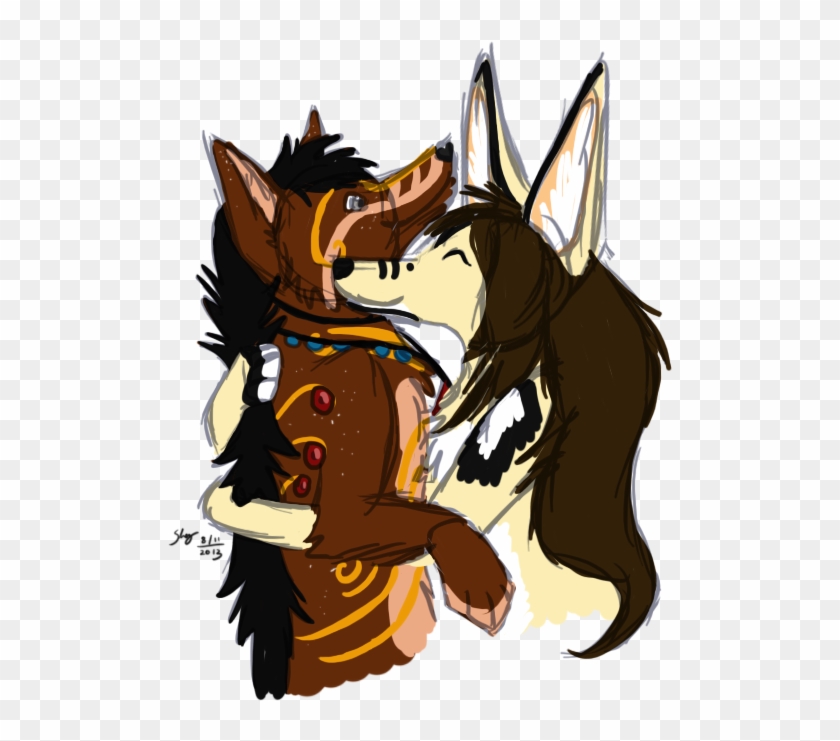 Vayne And Shenzai Quickie Sketch - Cartoon Clipart