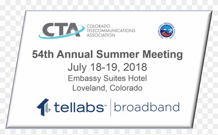 Solutions To The Cta Member Companies That Are Dedicated - Tellabs Clipart