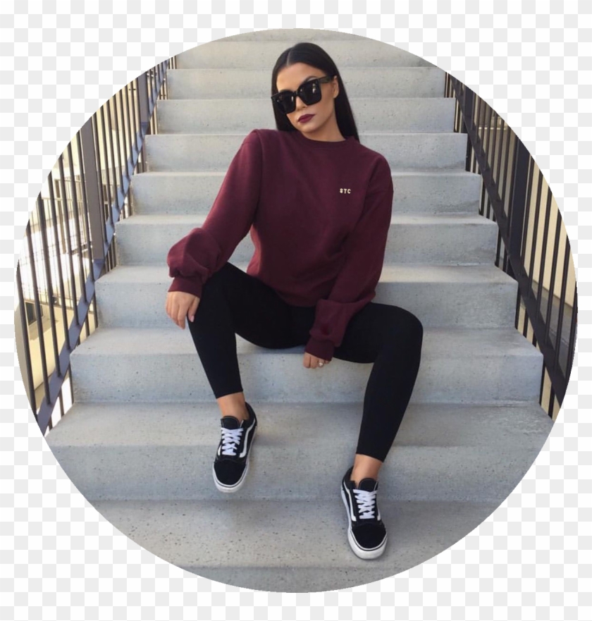 Comfort - Baddie Outfit With Vans Clipart