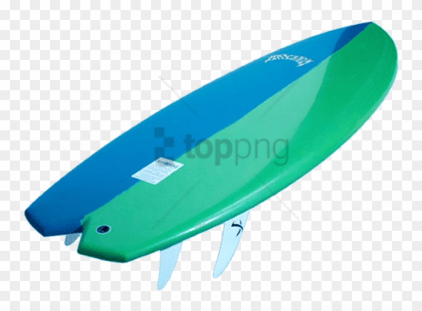 Download Blue Green Surfboard Lost Png Images Background - Surfboard Transparent Clipart