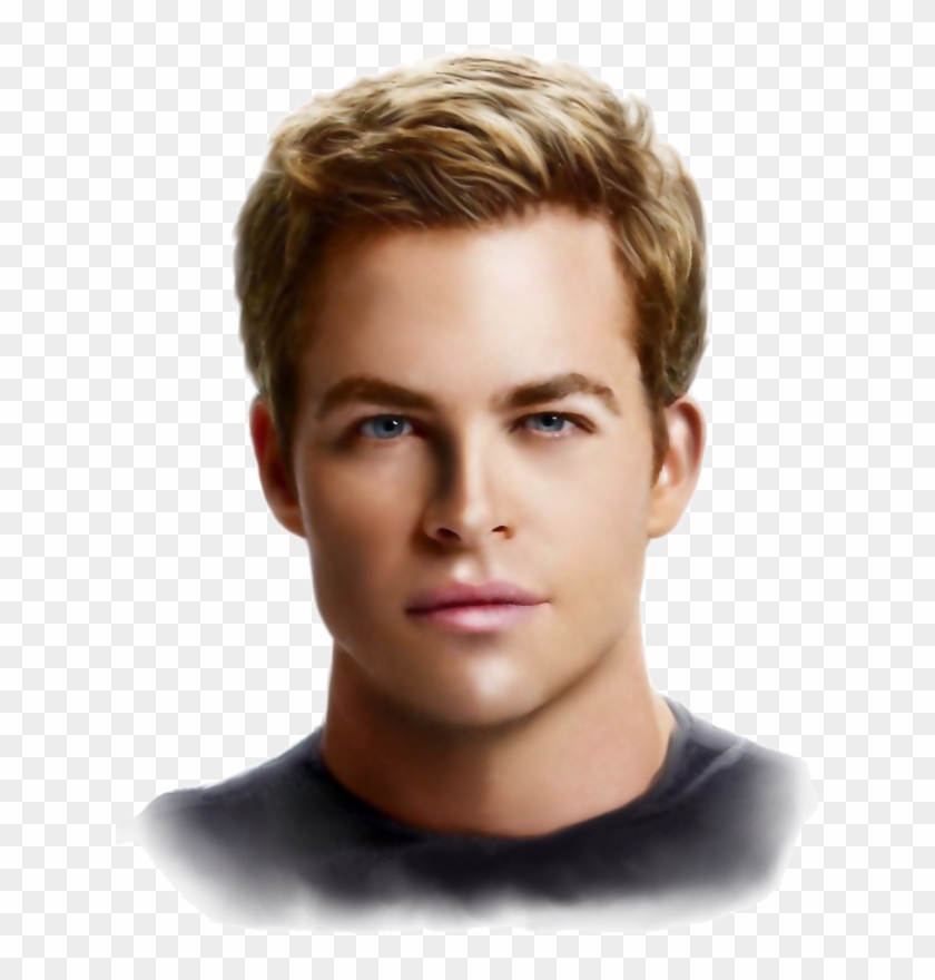 Chris Pine Transparent Background - Black Star Trek Suit Clipart #5046330