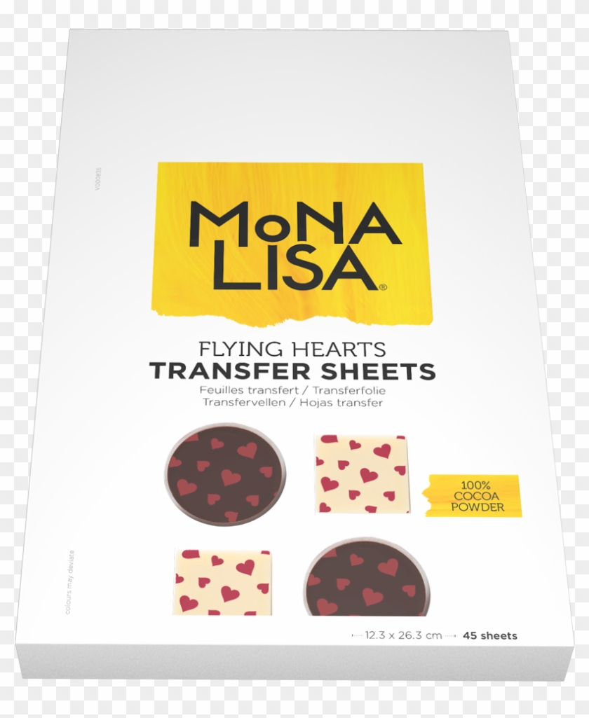 Transfer Sheets Flying Hearts - Mona Lisa Tart Cup Clipart #5047147