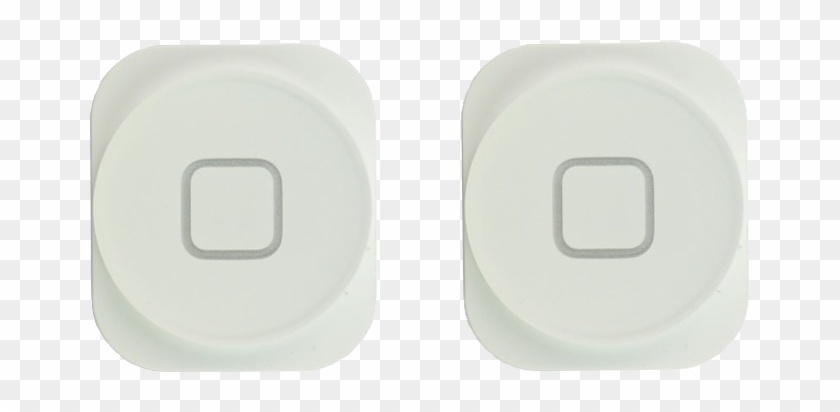 Iphone 5 Home Button White X2 - Plastic Clipart