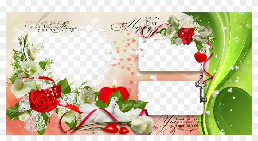 Love Frame Photoshop Png - Frame Photoshop Png Clipart #5047646