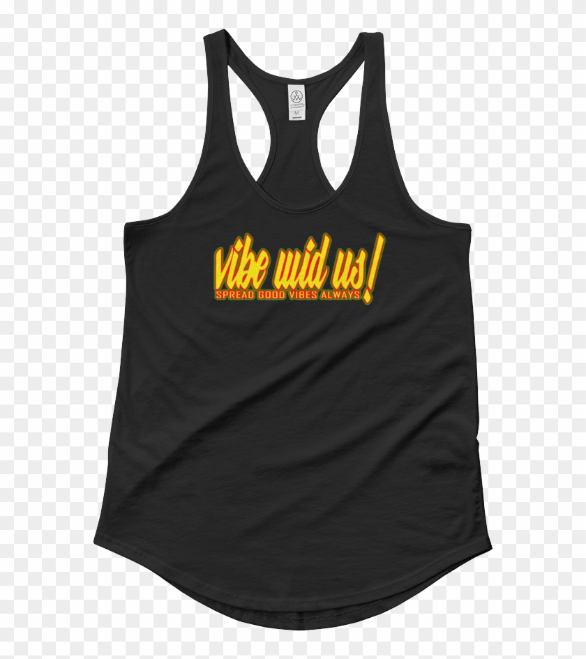 Image Of Women's Vibe Wid Us Spread Good Vibes Always - Active Tank Clipart
