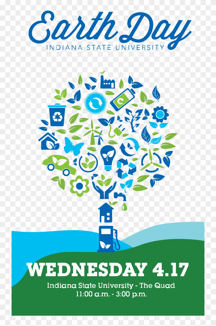 Earth Day Flyer - Poster Clipart #5051762