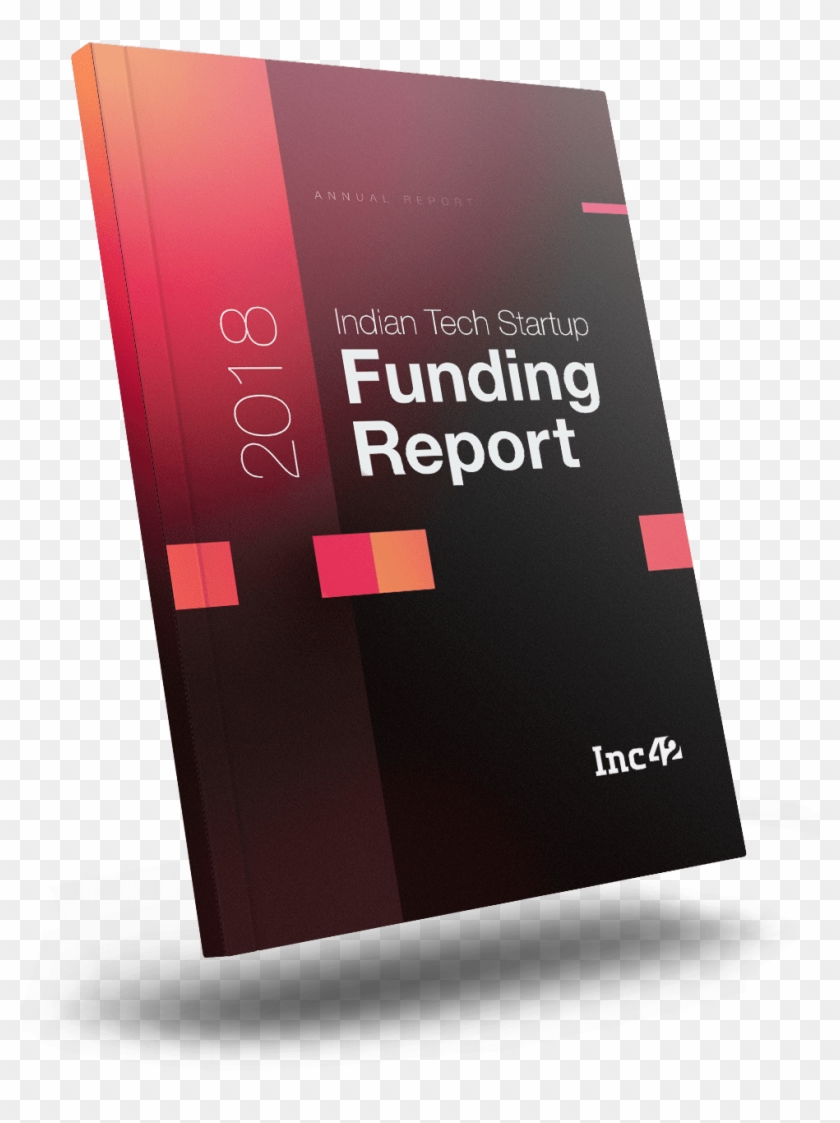 Indian Tech Startup Funding Report - Book Cover Clipart
