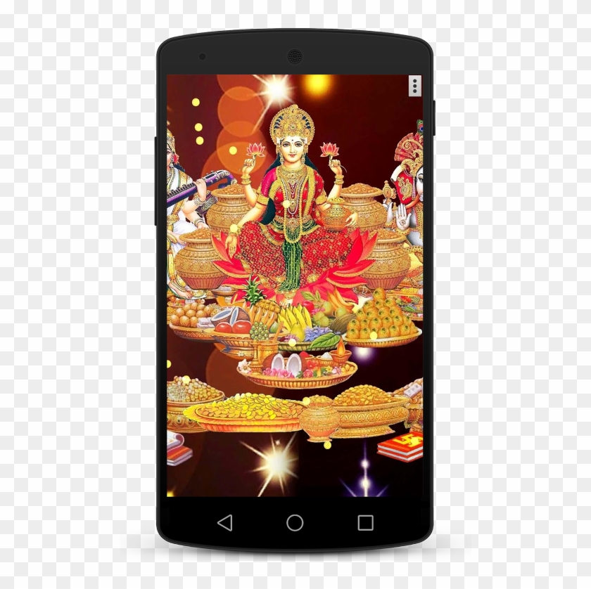 Maa Laxmi Live Wallpaper - Smartphone Clipart #5052307
