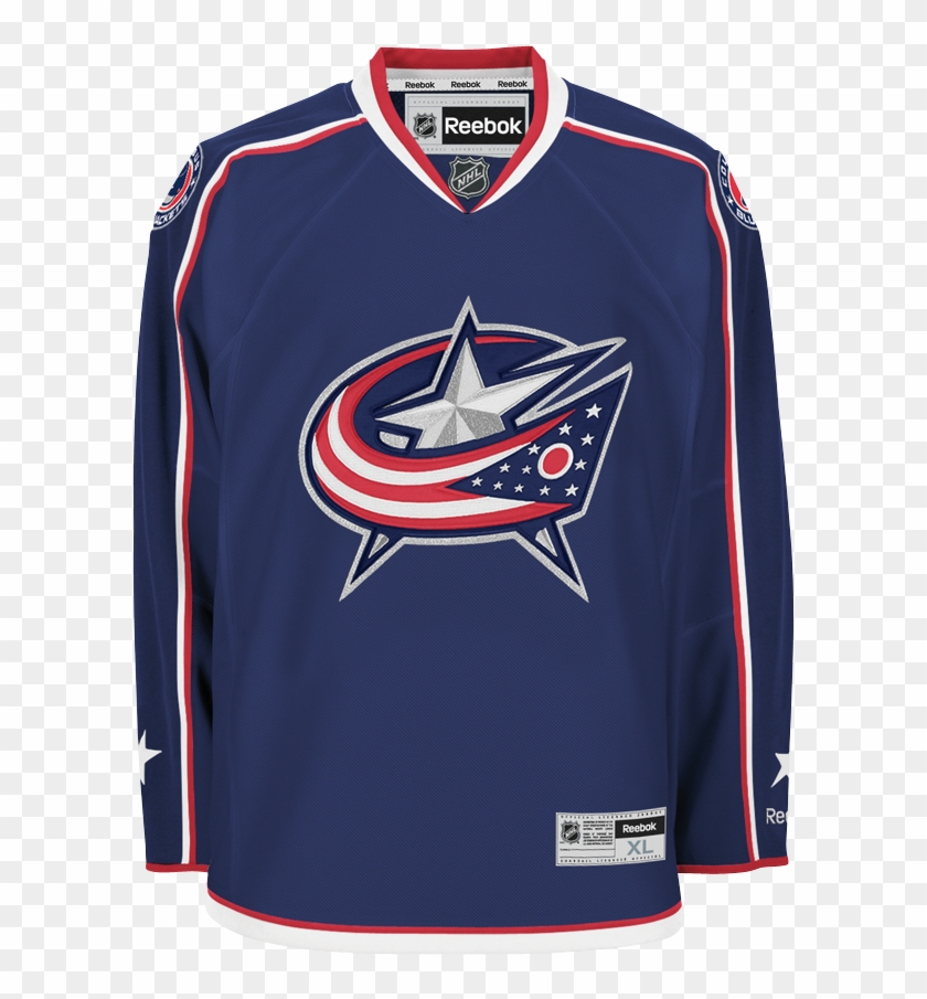 Blue Jackets Foligno Jersey , Png Download - Columbus Blue Jackets Clipart
