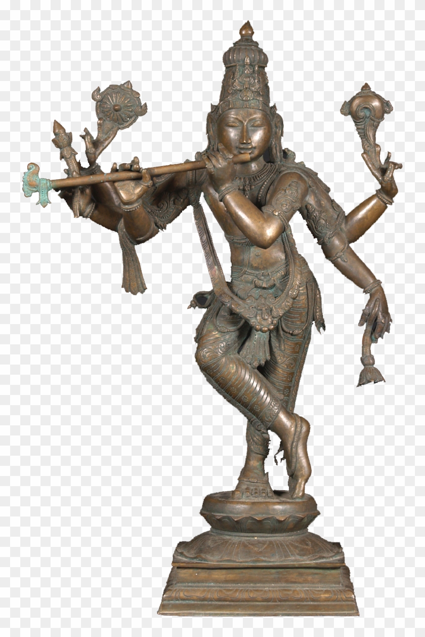 Krishna Krishna Krishna - Bronze Sculpture Clipart #5053246