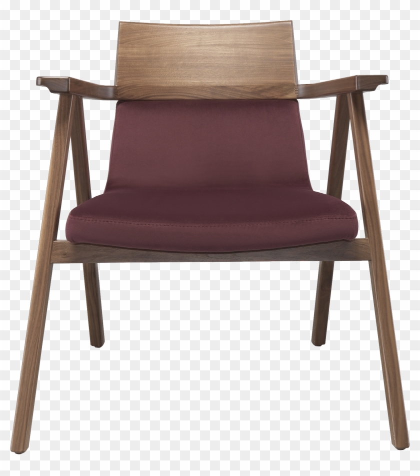 Wewood Rustic Pensil Lounge Chair In Fabric With Wooden - Chair Clipart #5053477