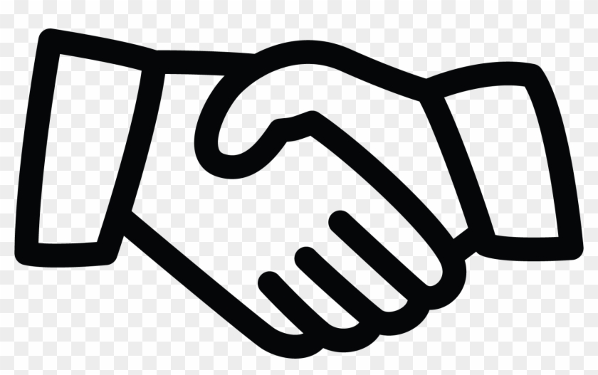 Contact Us - - Handshake Icon Png Free Clipart