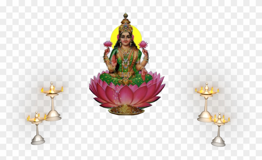 Lakshmi Maa View - Sacred Lotus Clipart #5054396