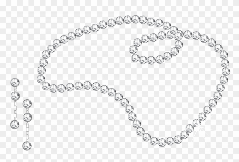 Earrings Clipart Clip Art - Diamond Necklace Clipart - Png Download