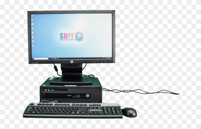 Hp Elitedesk - Desktop Computer Clipart
