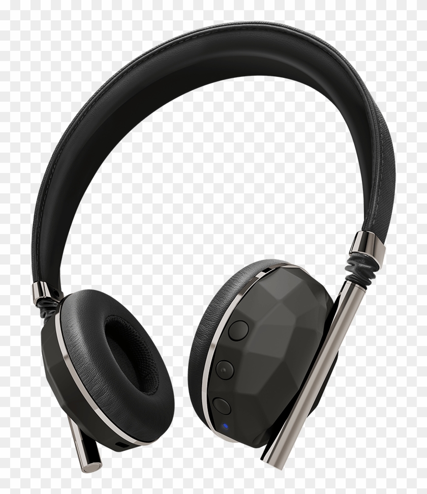 Carbon & Gunmetal - Hörlurar Svart Guld Clipart