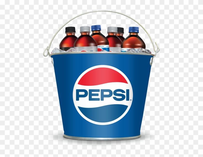 Galvanized Metal Bucket Pepsi® - Pepsi Retro Clipart