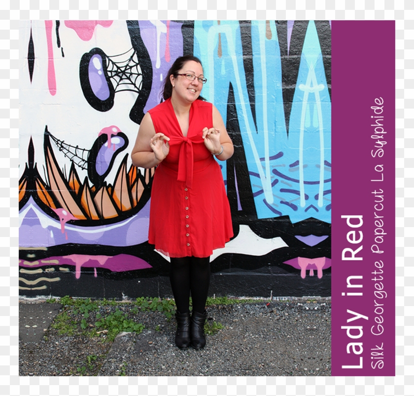 Lady In Red Clipart (#5056641) - PikPng