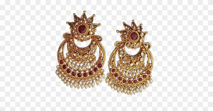 Party Wear Earrings - Earrings Clipart #5056956