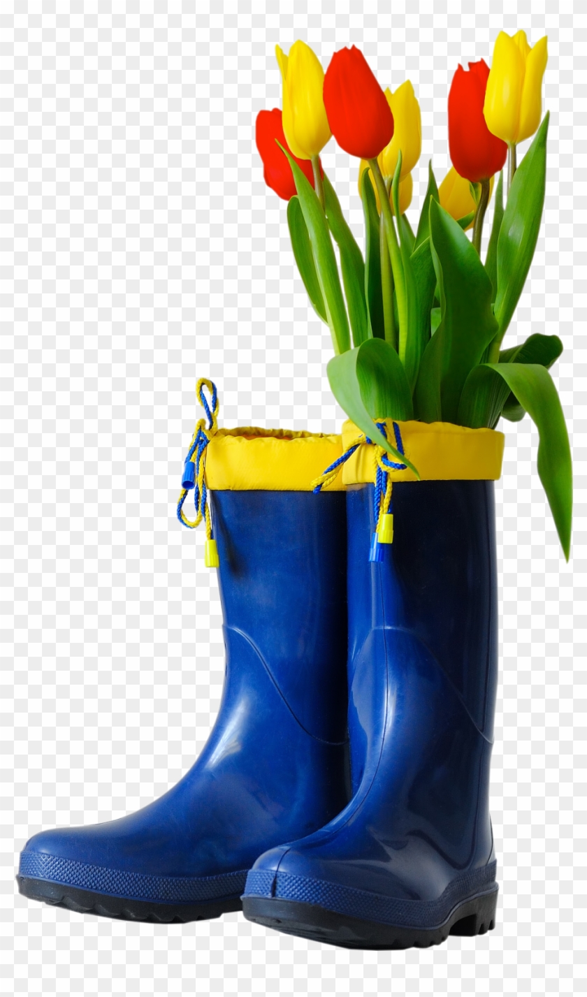 Embrace The Rain And Enjoy - Motorcycle Boot Clipart