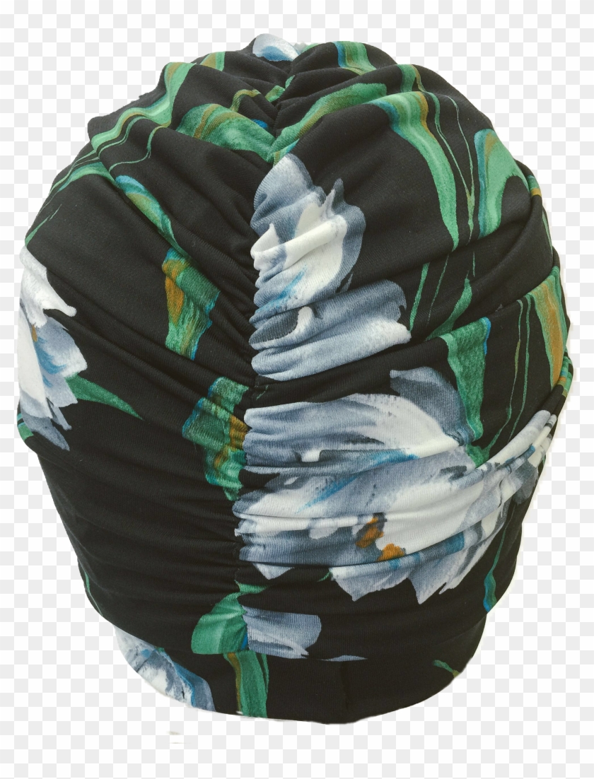White Lily Floral Shower Turban - Stole Clipart #5057726