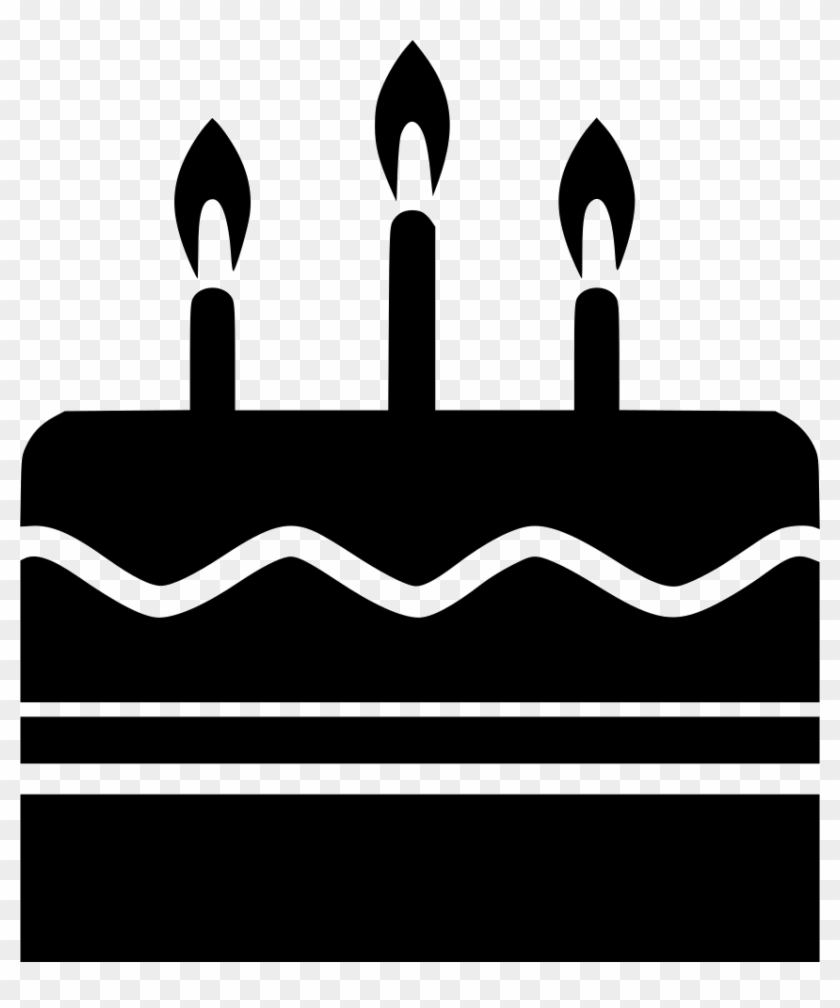 Cake Party Candle Svg Png Icon Free Download - Birthday Cake Vector Icon Clipart #5057871