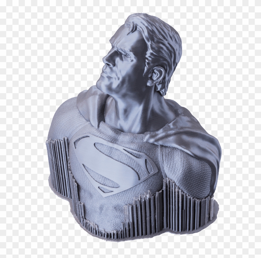 Ivi 3d Printed Superman - Bust Clipart #5057945