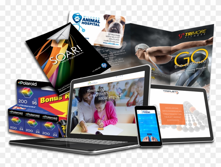 Web Design, Logos, Print Design, Packaging Design - Online Advertising Clipart #5058205