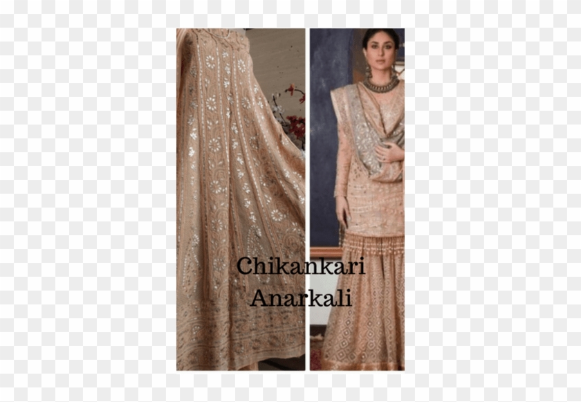 Chikankari Suits- The Classic Lucknowi Art Blends In - Gown Clipart