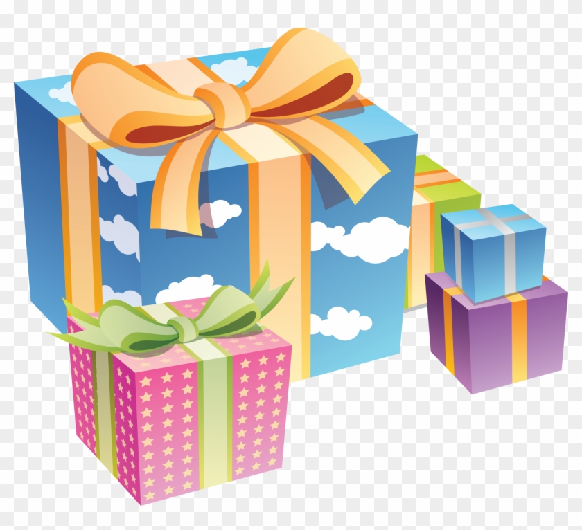 Gift Vector Png - Birthday Gift Box Png Clipart #5058530