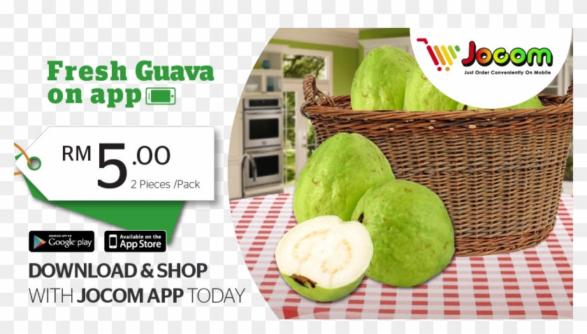 #jocom Fresh Guava Offer Just In Rm5 - Common Guava Clipart #5058611