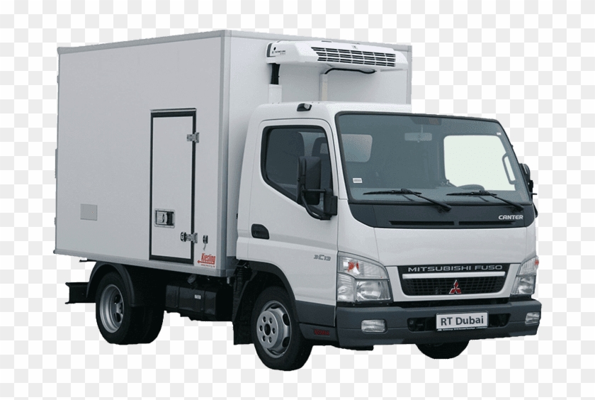 Mitsubishi Chiller Truck On Rent In Dubai - Freezer Truck Clipart