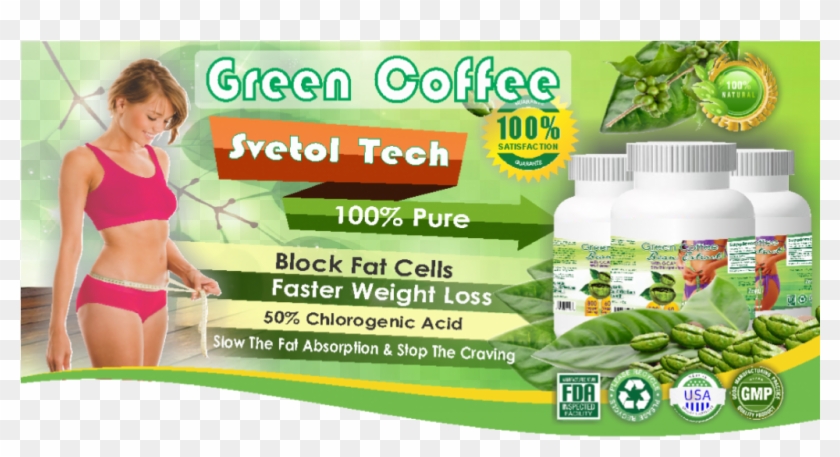 Green Coffee Beans Banner Clipart