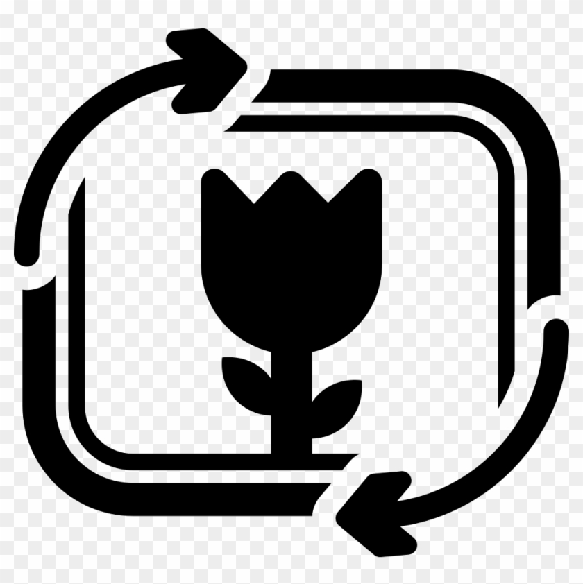 Flower Photo Interface Symbol With Arrows Couple Comments - Emblem Clipart #5058945