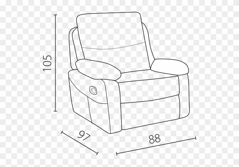 Up Down - Club Chair Clipart #5059159