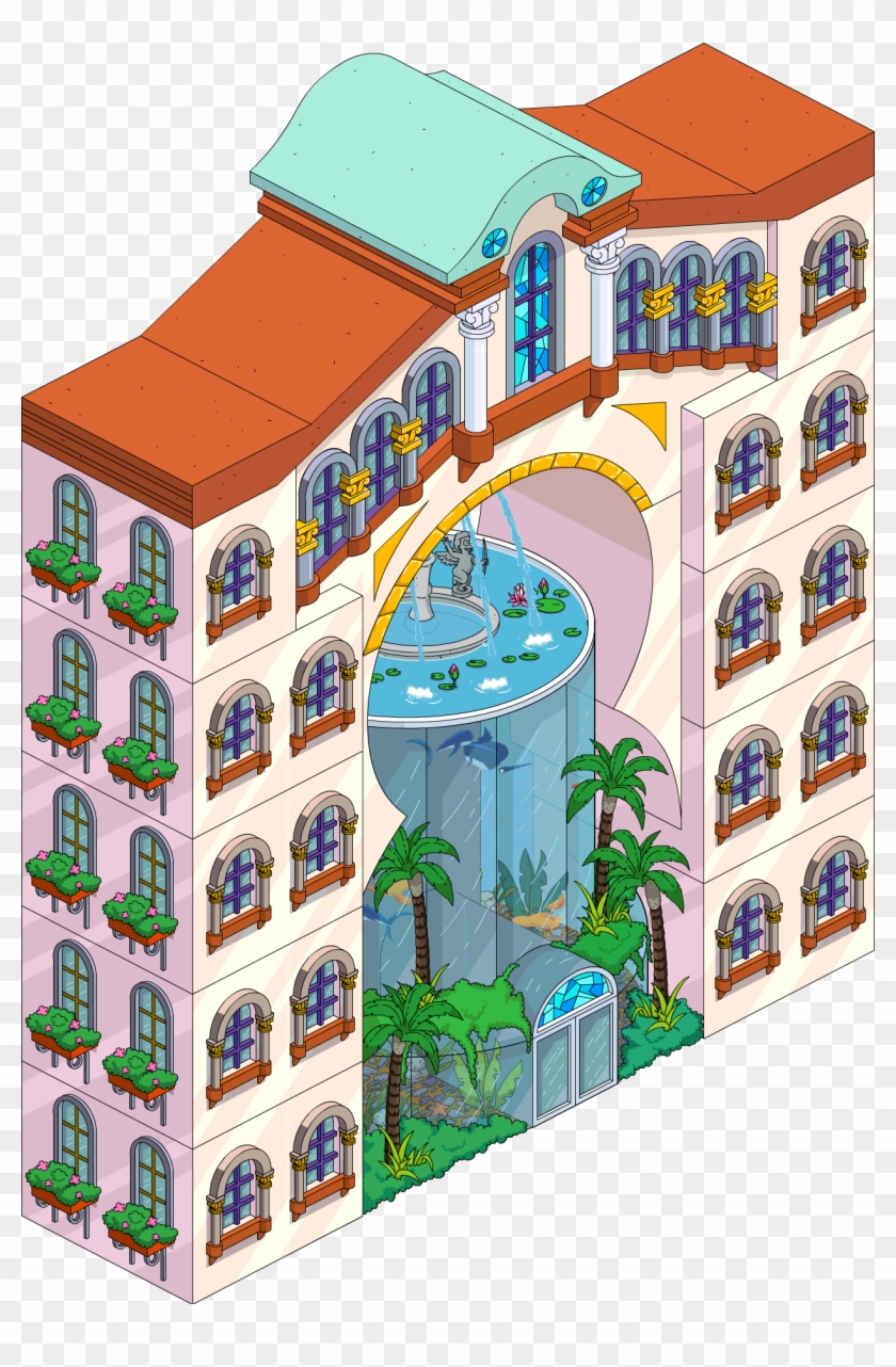 Simpsons Tapped Out Hotel Clipart