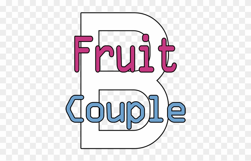 Fruit Couple B Is A Simple Puzzle, Where You Need To - Graphic Design Clipart #5059451