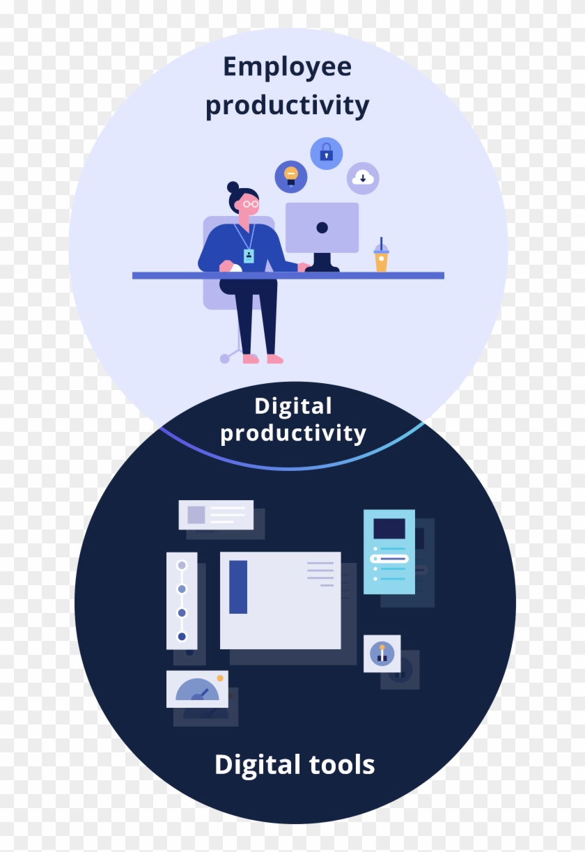 The Missing Piece In The Productivity Puzzle - Illustration Clipart #5059633