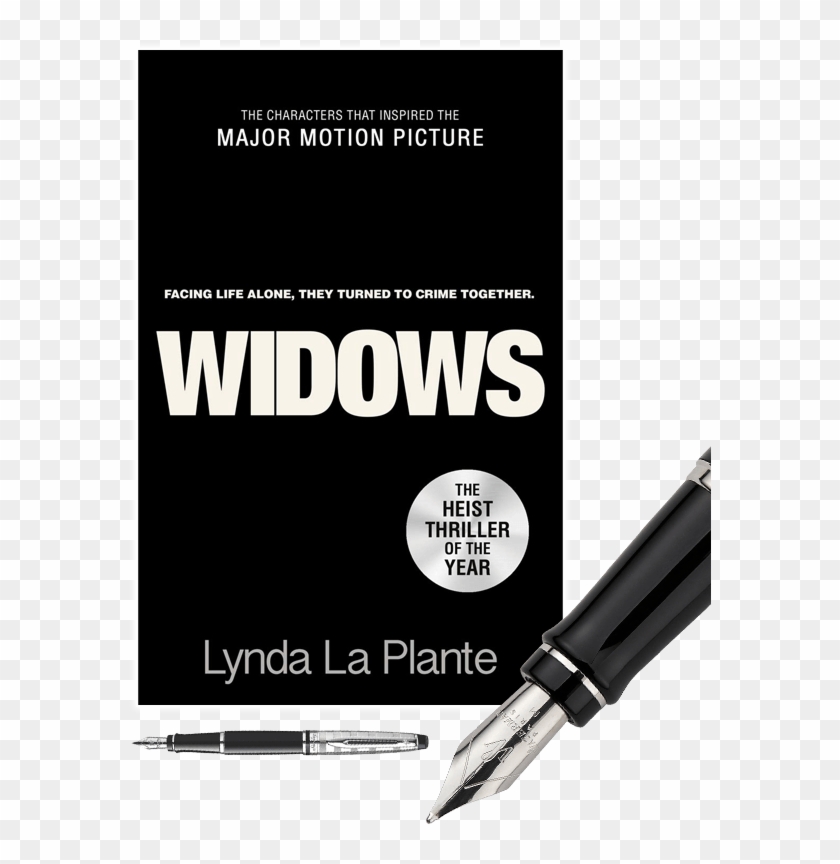 Widows Book Cover And Waterman Pen - Calligraphy Clipart