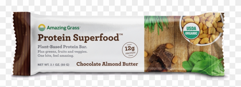 Amazing Grass Chocolate Almond Butter Bar Clipart