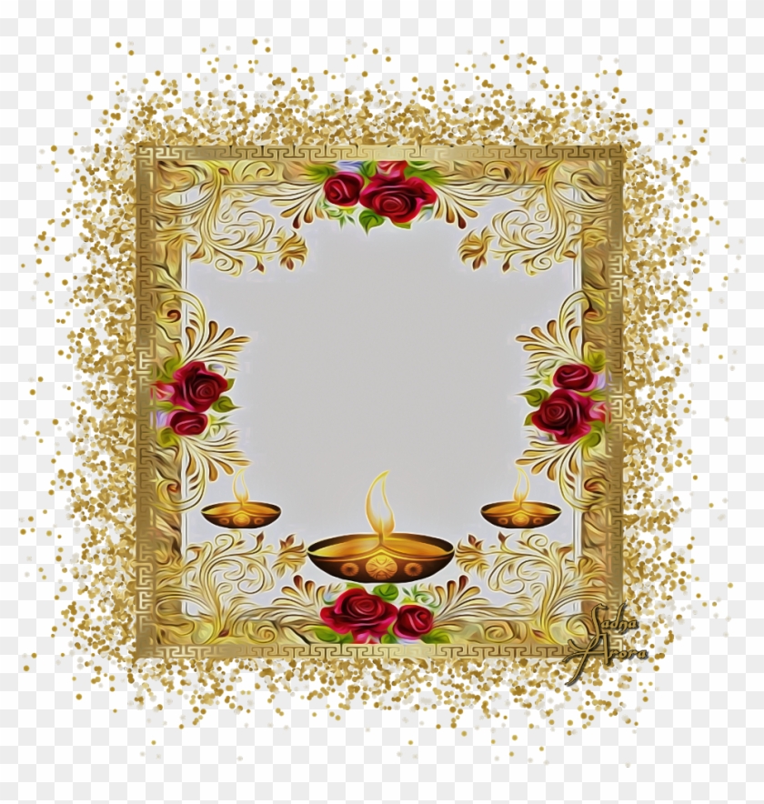 #diwali #wallpapers By @sadna2018 #festivals #happydiwali - Picture Frame Clipart