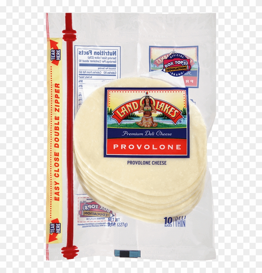 Sliced Provolone Cheese - Land O Lakes White American Cheese Clipart