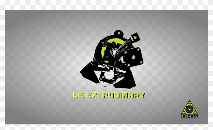 Beextrudinary Wallpaper - Lulzbot Clipart