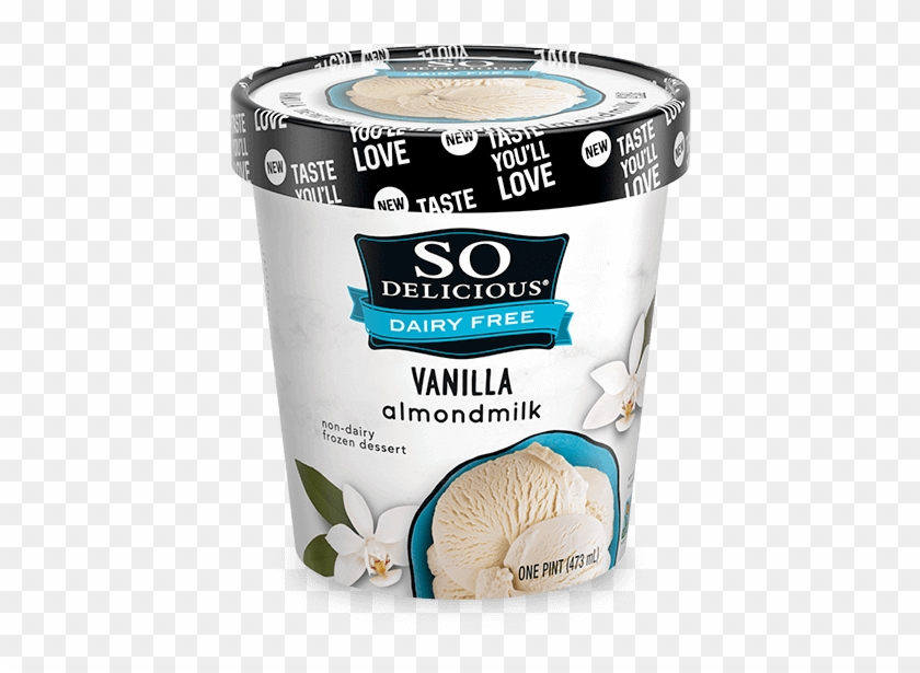 So Delicious Cashew Milk Vanilla Ice Cream Clipart #5060509