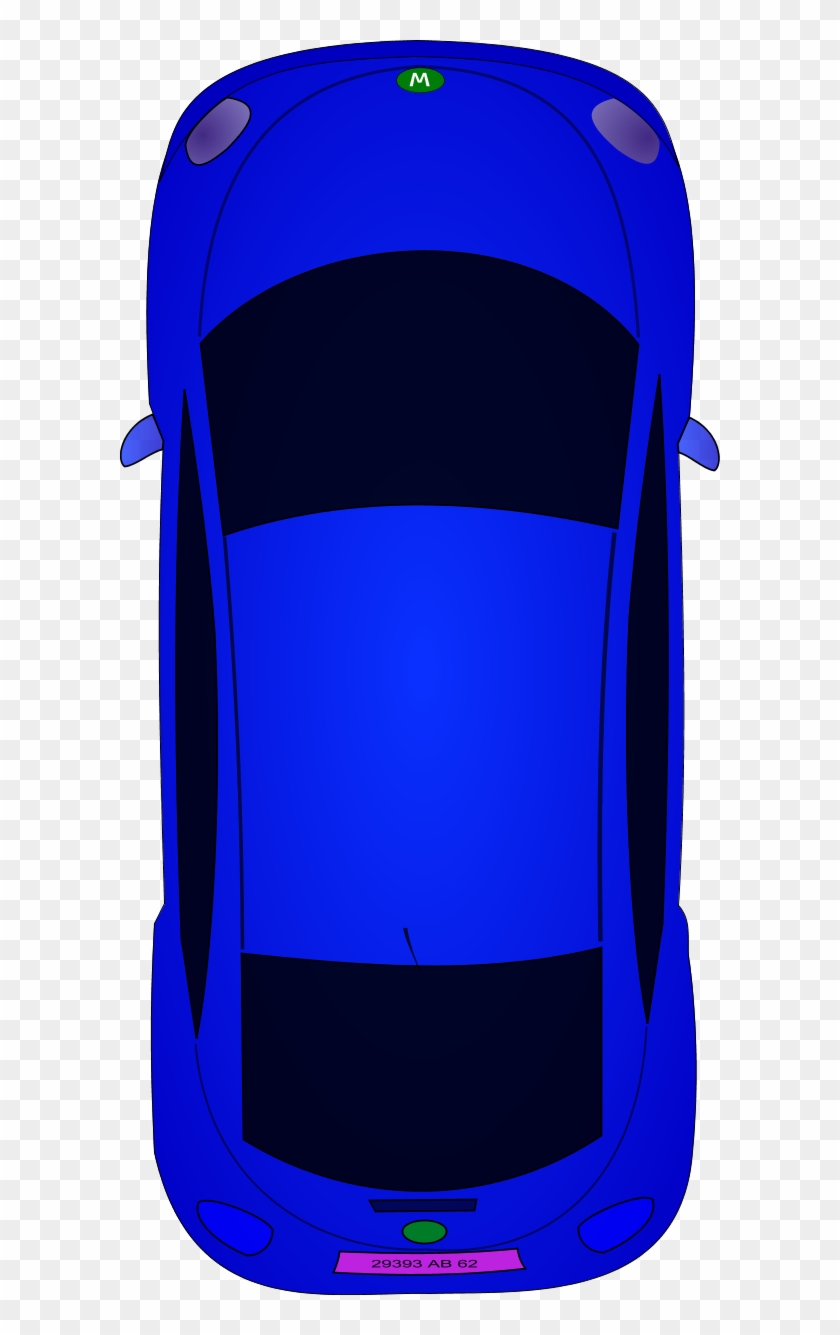 Car Top View Clip Art - Car Clipart Top View - Png Download