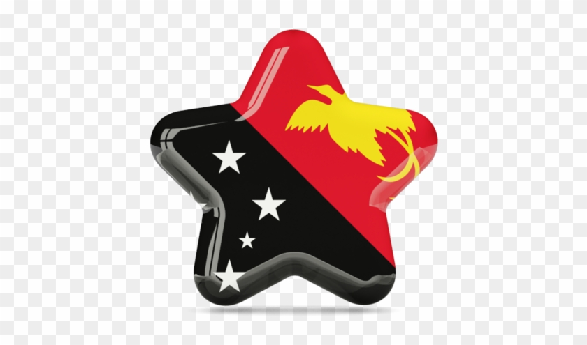 Star Icon Illustration Of Papua New Guinea - Papua New Guinea Flag Logo Clipart #5061405