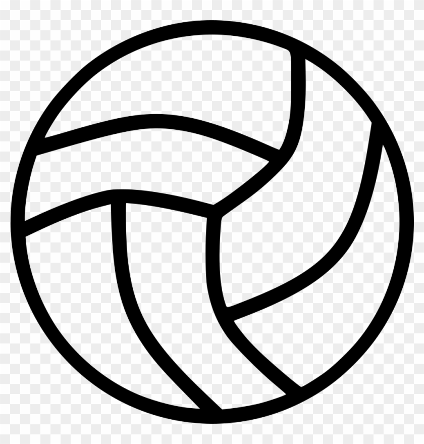Volleyball Ball Comments - Volleyball Icon Svg Clipart #5061867
